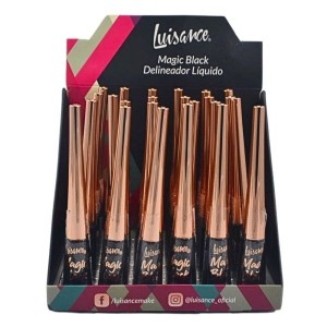 DELINEADOR LIQUIDO MAGIC BLACK LUISANCE - BOX  COM 24 UNIDADES