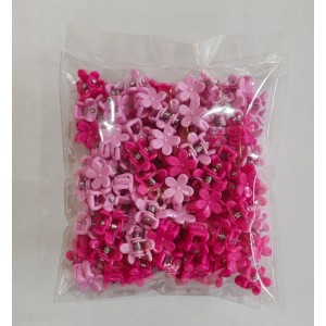 MINI PIRANHA PLASTICA INFANTIL FLOR - PACOTE COM 100 UNIDADES